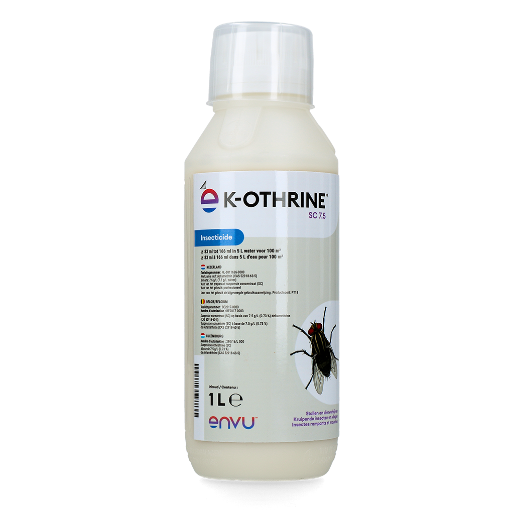 K-Othrine SC 7.5 Insecticide 1 l - Vliegenbestrijding