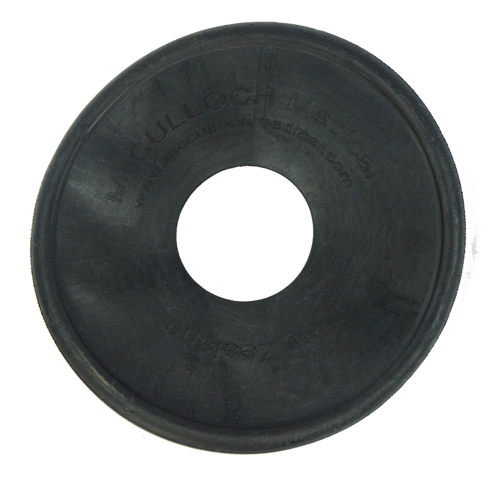 Lam Redder Small zwart rubber Diaphragm 25mm