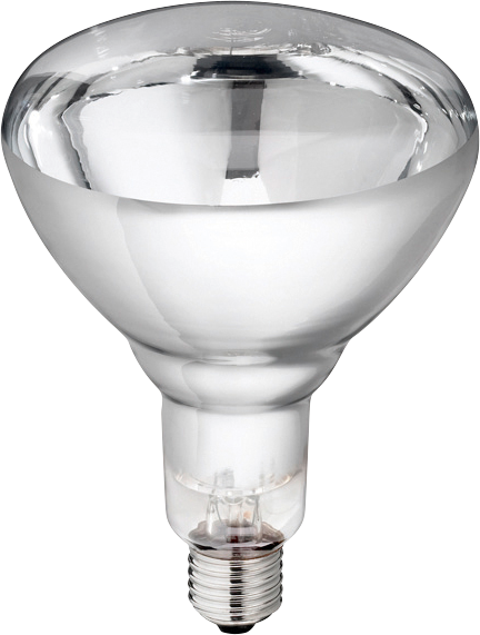 Hard Glas Lamp 150 W - Wit - afbeelding 1