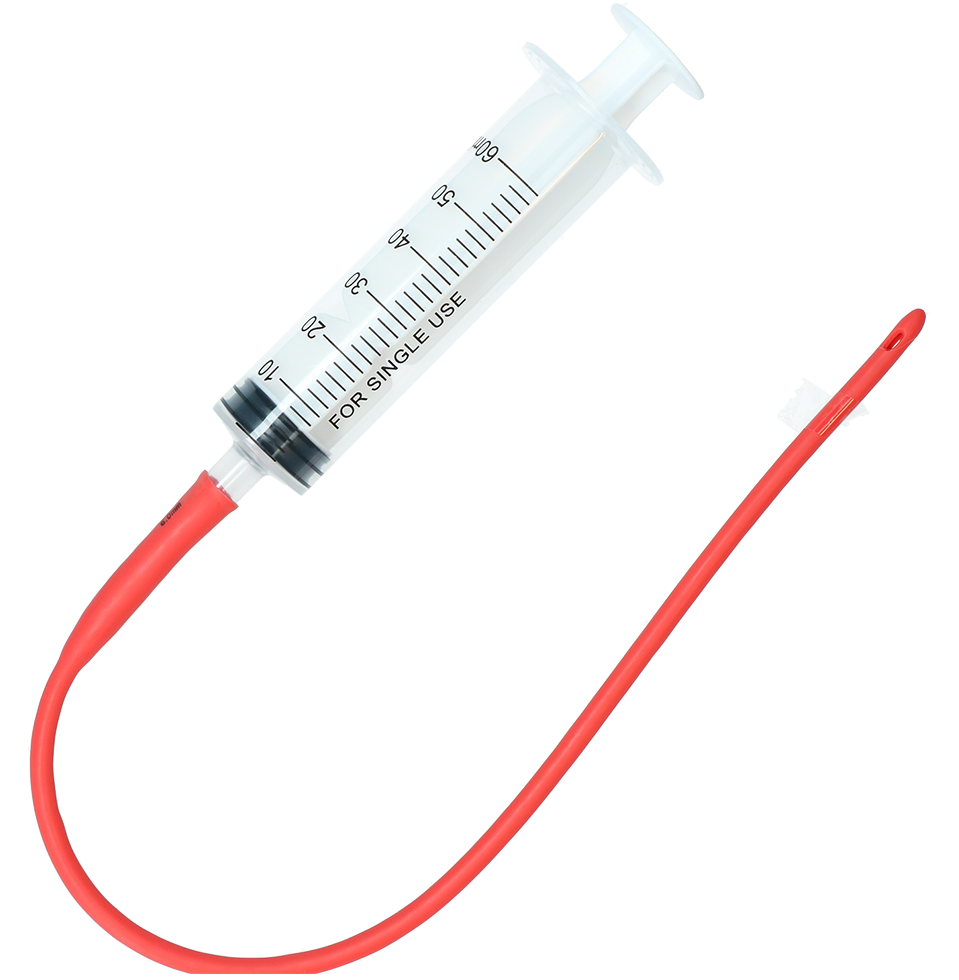Lammerensonde 48 cm + spuit 60 ml - afbeelding 1