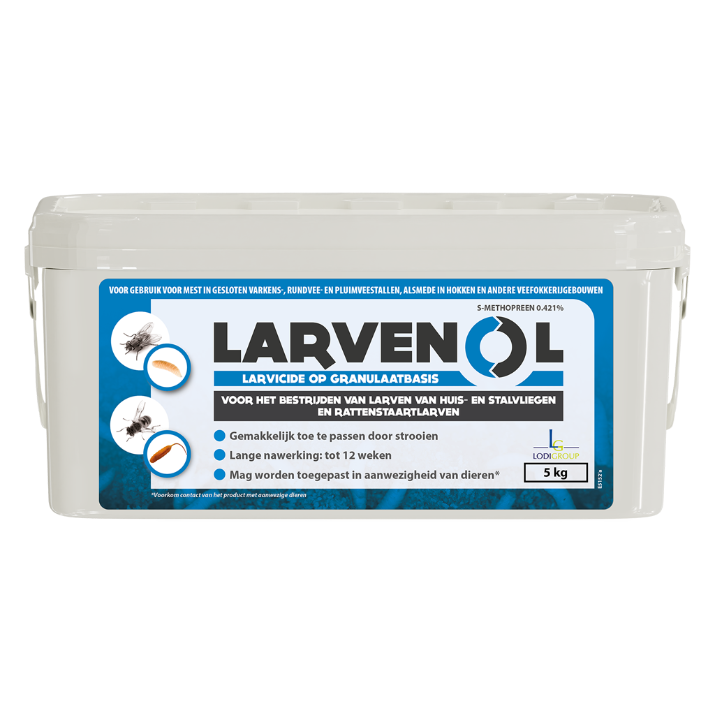 Larvenol 4GR 5 kg - Larvicide voor Vliegenbestrijding
