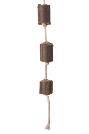 LAX Luzerne aan Touw met Groente Compleet - Gezonde Snack voor Paarden - afbeelding 1