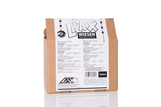 Lax Luzerne aan Touw met Houtschijven - Gezonde Snack voor Paarden - afbeelding 2