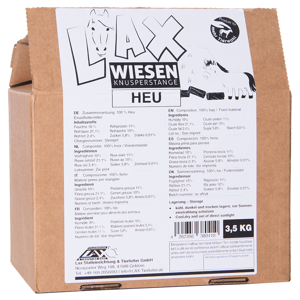 LAX Weide Knabbelblok Hooi - 4 Stuks - afbeelding 2