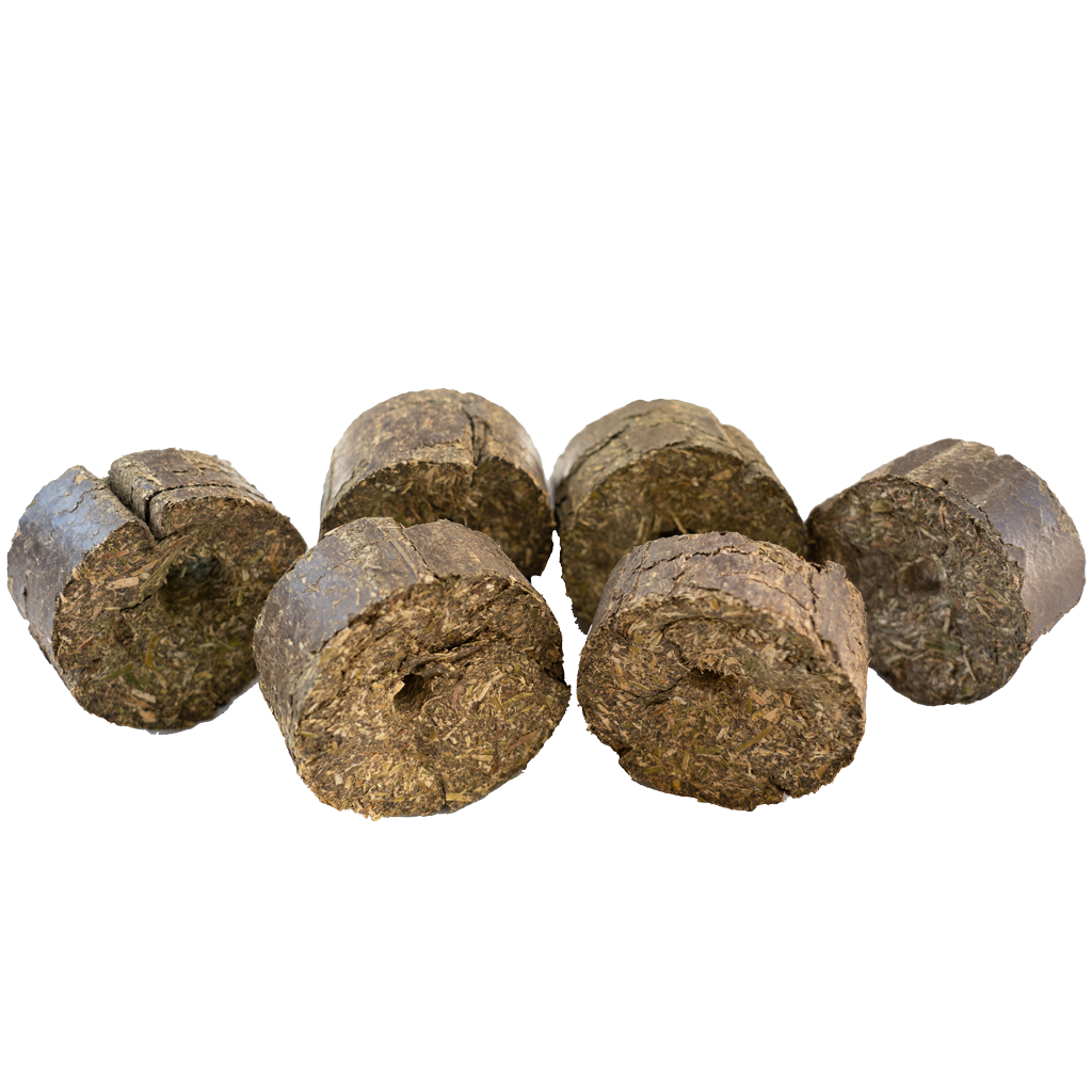 LAX Tierfutter Lax Luzerne blok met gat 3 kg - Snack voor paarden - afbeelding 1
