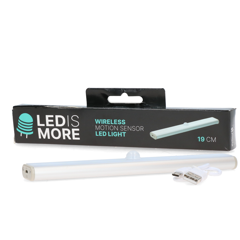 LED is more LED Lamp 19 cm - Draadloos met Bewegingssensor - afbeelding 1