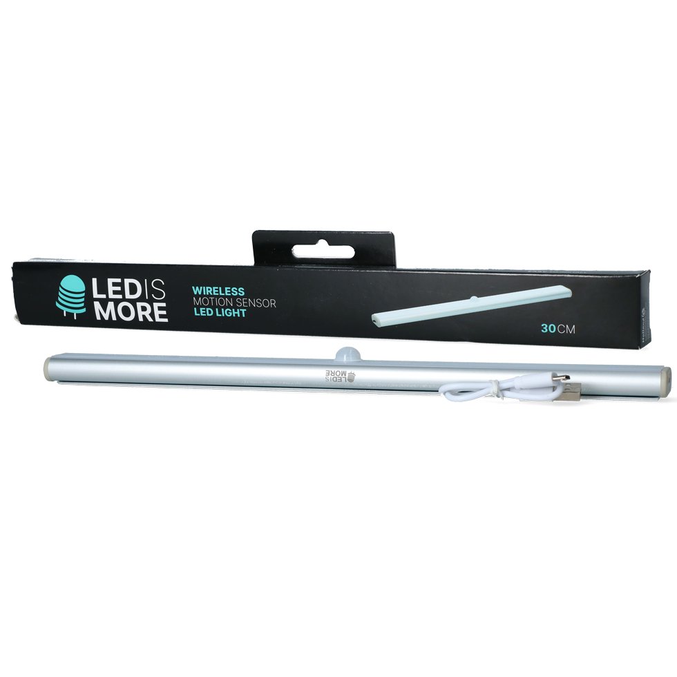 LED is more LED Lamp 30 cm met Bewegingssensor - afbeelding 1
