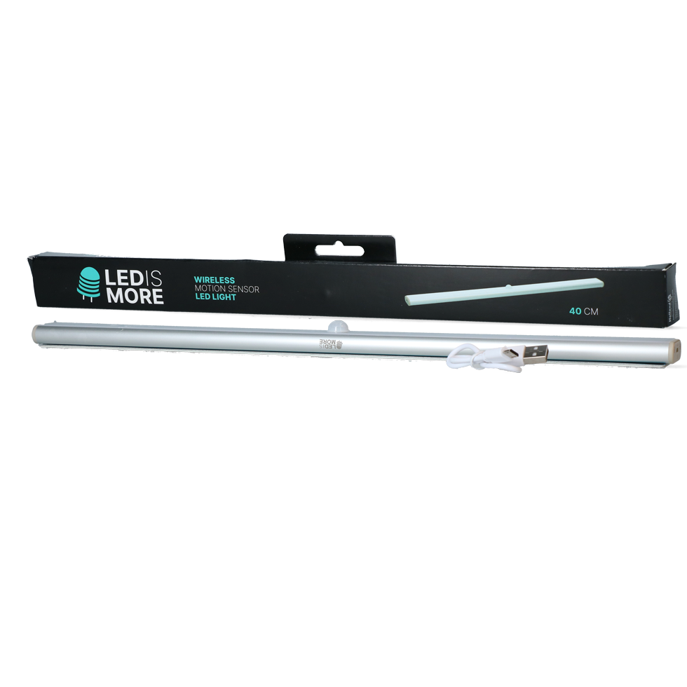 LED is more LED Lamp 40 cm met Bewegingssensor - afbeelding 1