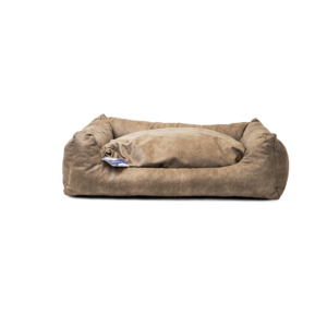 Let's Sleep Sweet Dreams Hondenmand Met Kussen L Taupe