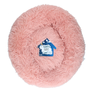 Let's Sleep Donut Mand Roze voor Honden en Katten