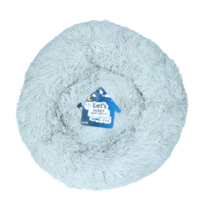 Let's Sleep Donut Lichtgrijs M voor Honden en Katten