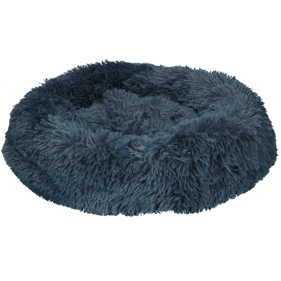 Let's Sleep Donut Donkergrijs M - Zachte donutmand voor honden en katten - afbeelding 2