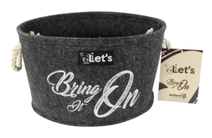 Let's Stuff It Bring it On Antraciet - Opbergmand voor Honden