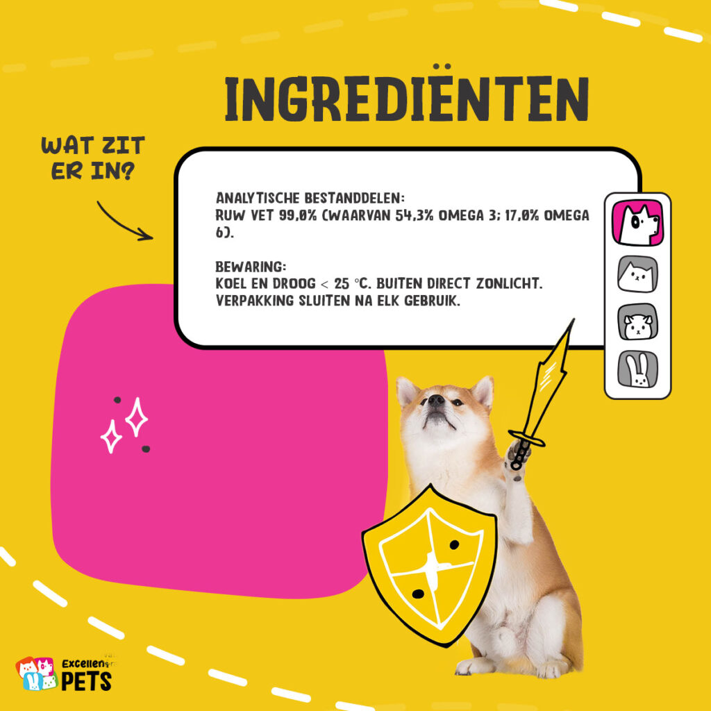 Excellent Pets Lijnzaadolie 500 ml - Supplement voor Honden - afbeelding 4