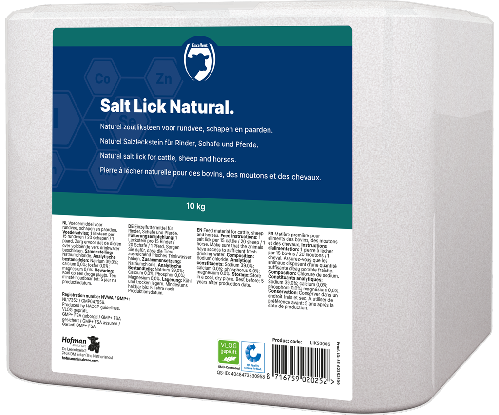 Excellent Liksteen Naturel voor alle dieren 10 kg - afbeelding 1