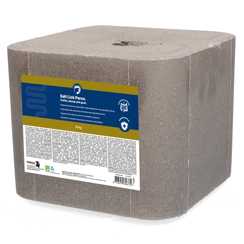 Excellent Salt Lick Parex 10 kg - Liksteen voor Runderen, Schapen en Geiten - afbeelding 1