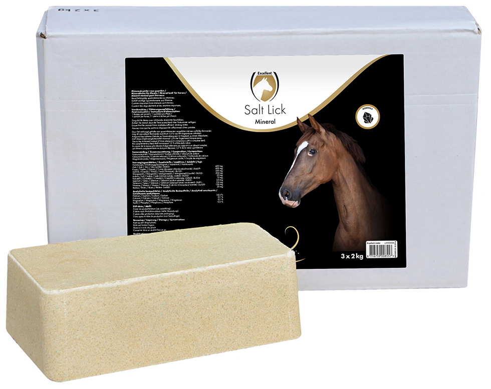 Excellent Horse Salt Lick Mineral 3 x 2 kg - Liksteen voor Paarden