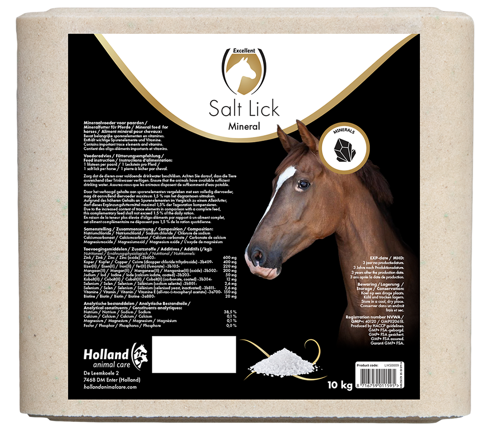 Excellent Horse Salt Lick Mineral 10 kg - Liksteen voor Paarden