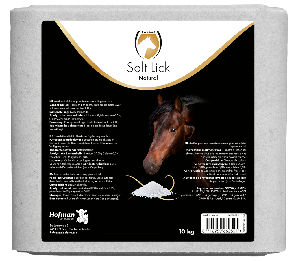 Excellent Horse Salt Lick Naturel 10 kg - Liksteen voor Paarden