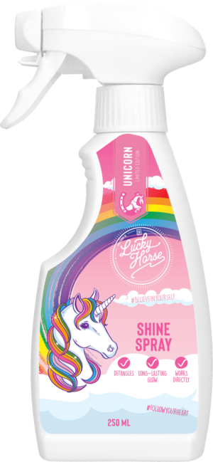 Lucky Horse Unicorn Shine Spray 250 ml - Glans en Volume voor Paarden