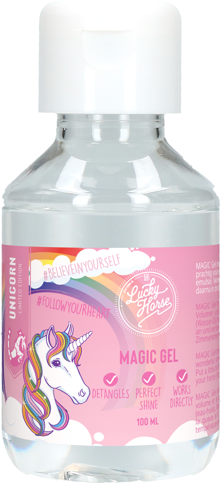 Lucky Horse Unicorn Magic Gel 100 ml - Ontklitter voor Paarden en Pony's - afbeelding 1
