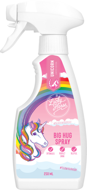 Lucky Horse Unicorn Knuffel Spray 250 ml - Verzorging voor Paarden en Pony's