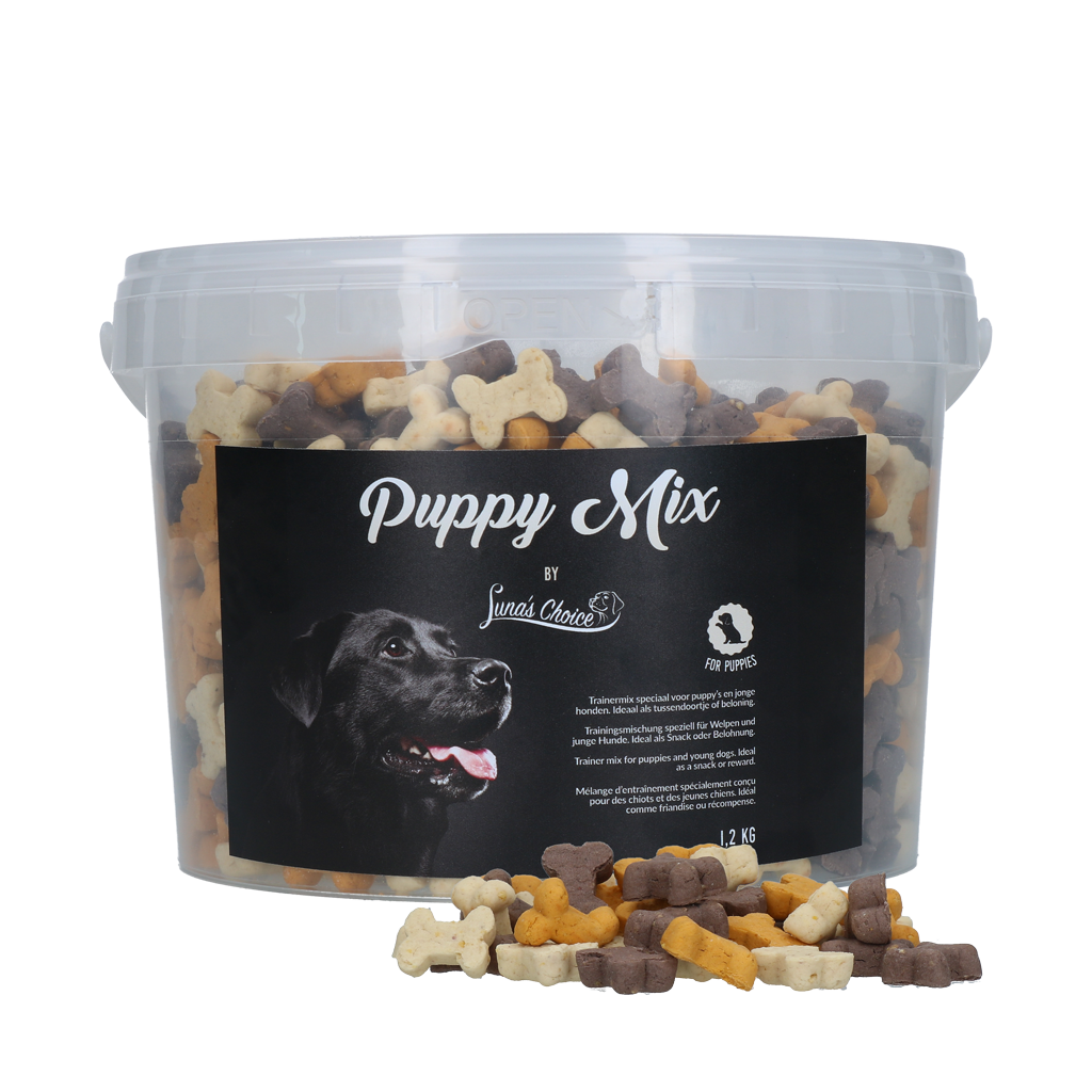 Luna's Choice Puppy Mix L - Ovengebakken Beloningskoekjes voor Puppies - afbeelding 1