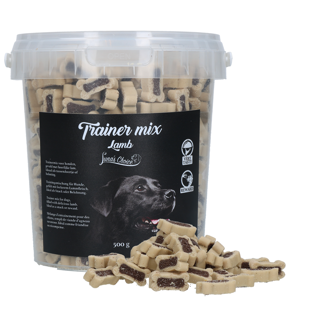 Luna's Choice Trainer Mix Lam 500 g - Snacks voor Honden - afbeelding 1