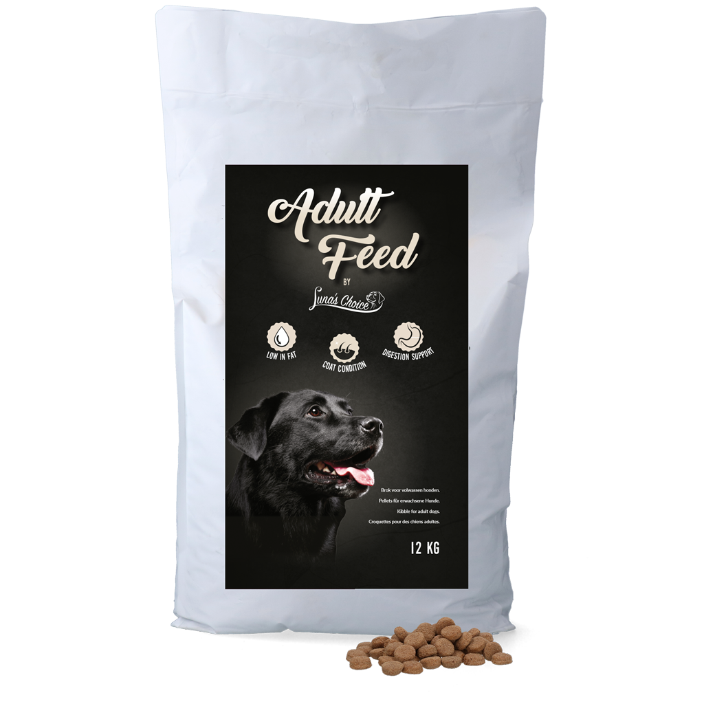 Luna's Choice Adult Feed 12 kg - Volledig hondenvoer voor volwassen honden