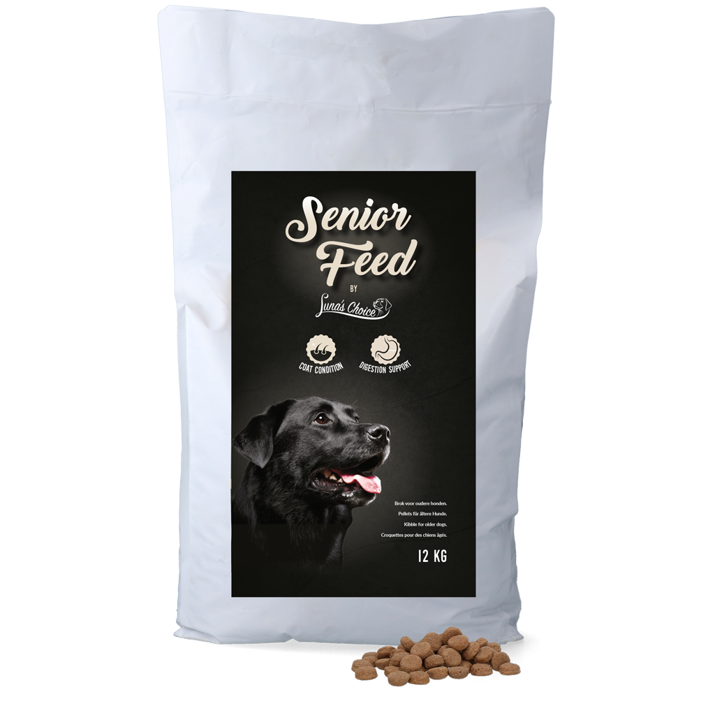 Luna's Choice Senior Feed 12 kg - Volledig hondenvoer voor oudere honden