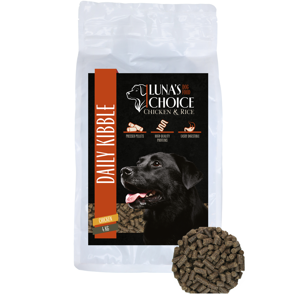 Luna's Choice Adult Kip/Rijst 4 kg - Volledig Hondenvoer