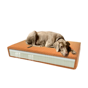 Madison Orthopedisch Kussen Velvet Oranje S - 45 x 55 x 12 cm