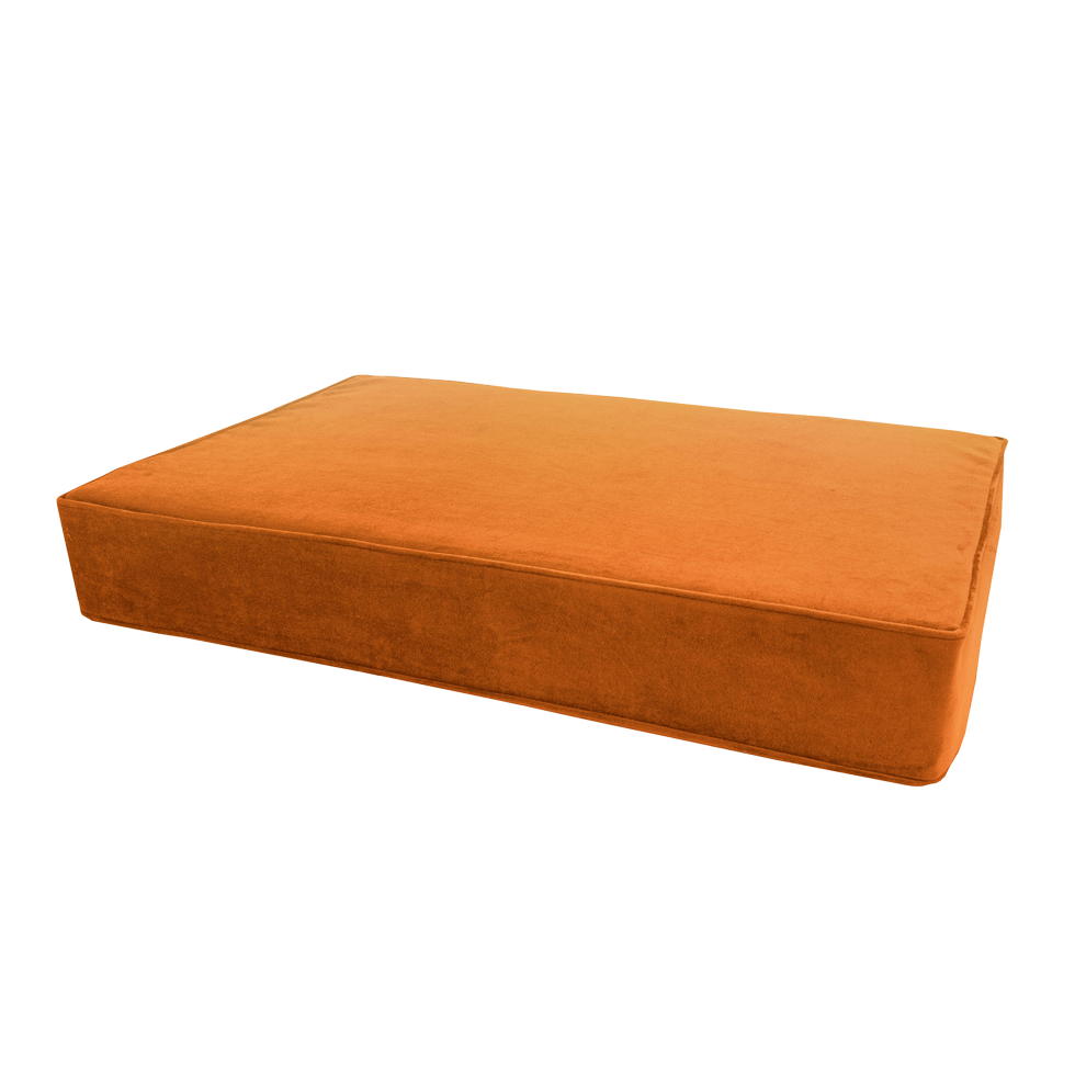 Madison Orthopedisch Kussen Velvet Oranje S - 45 x 55 x 12 cm - afbeelding 2