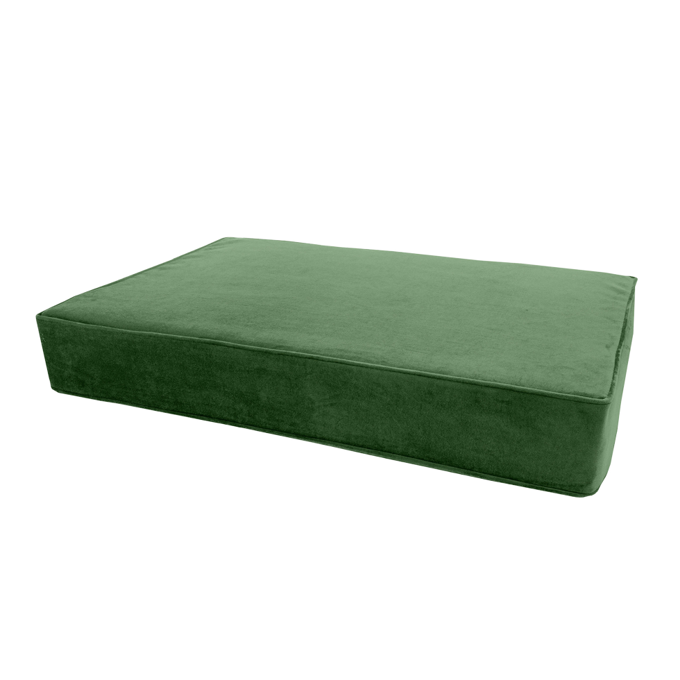 Madison Orthopedisch Kussen Velvet Groen S - 45 x 55 x 12 cm - afbeelding 1