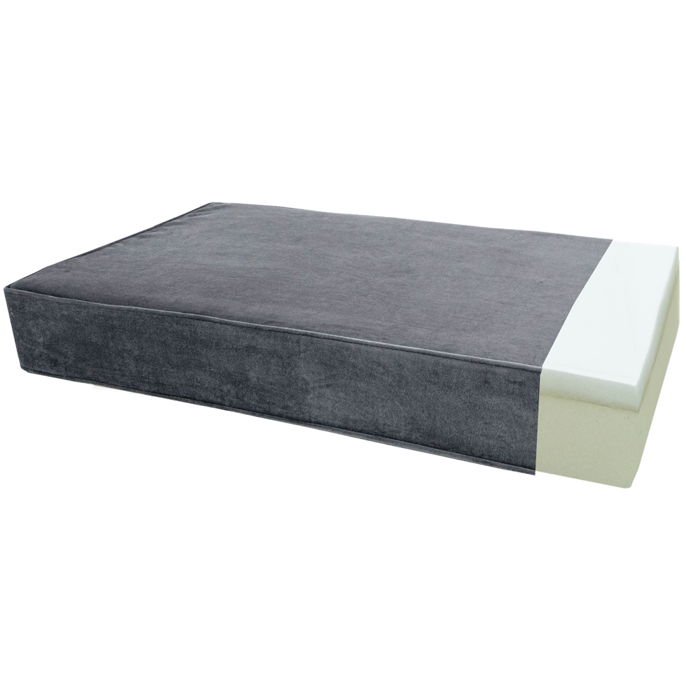 Madison Orthopedisch Kussen Velvet Groen S - 45 x 55 x 12 cm - afbeelding 3