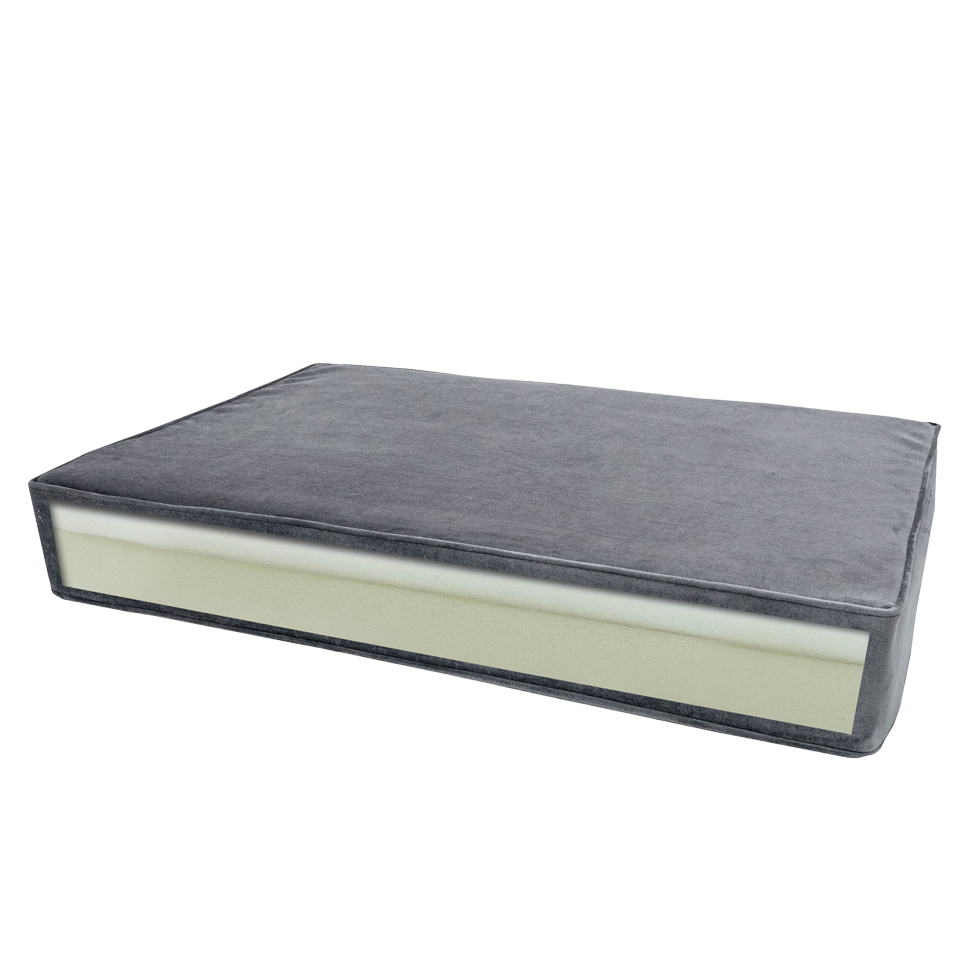 Madison Orthopedisch Kussen Velvet Groen S - 45 x 55 x 12 cm - afbeelding 6