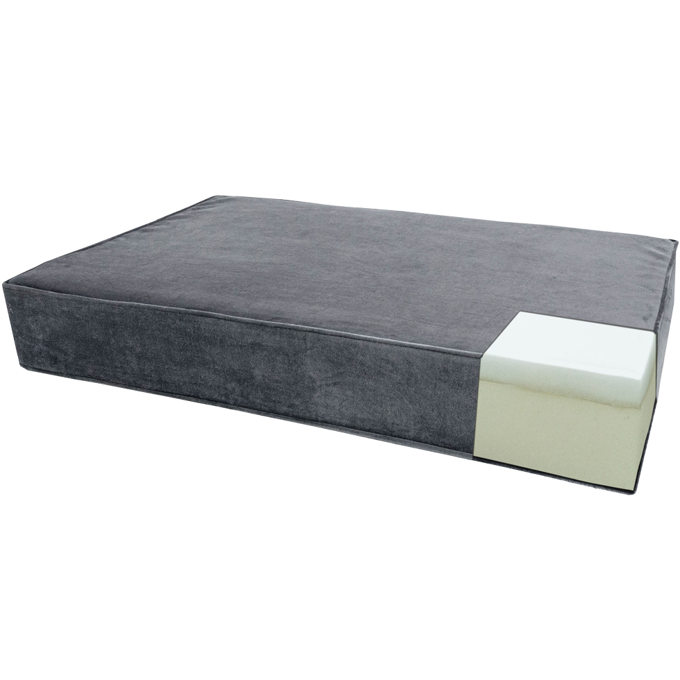 Madison Orthopedisch Kussen Velvet Groen S - 45 x 55 x 12 cm - afbeelding 5
