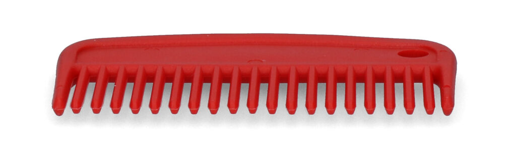 Vplast Manenkam 100 mm Rood voor Paarden en Pony's - afbeelding 1