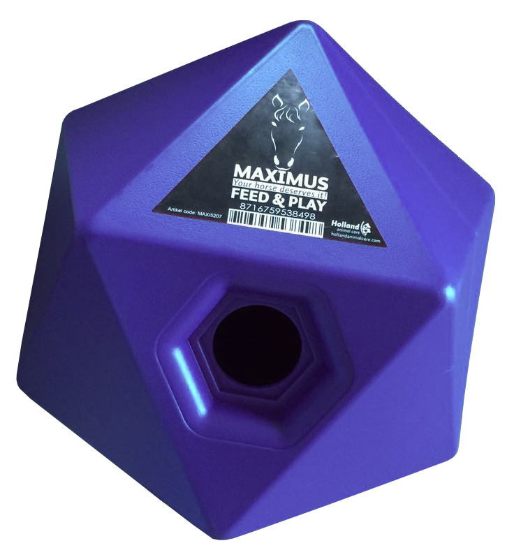 Maximus Feed & Play Cube Blauw - Spelenderwijs Voeren en Belonen - afbeelding 1