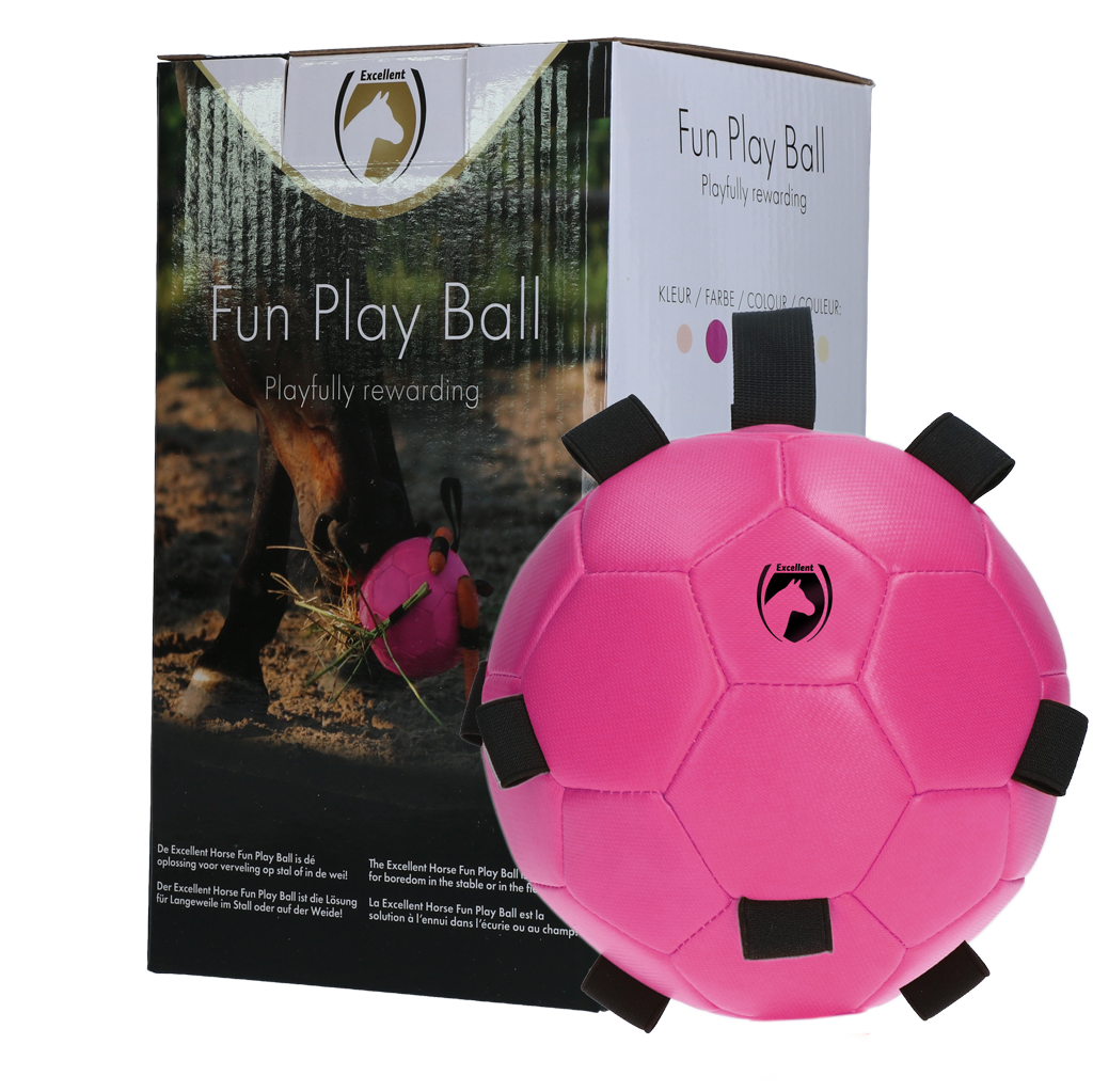Excellent Horse Fun Play Ball Roze - Duurzame speelbal voor paarden - afbeelding 1