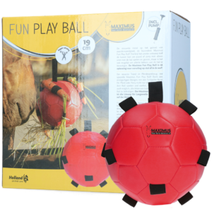 Excellent Horse Fun Play Ball Rood - Duurzame Speelbal voor Paarden