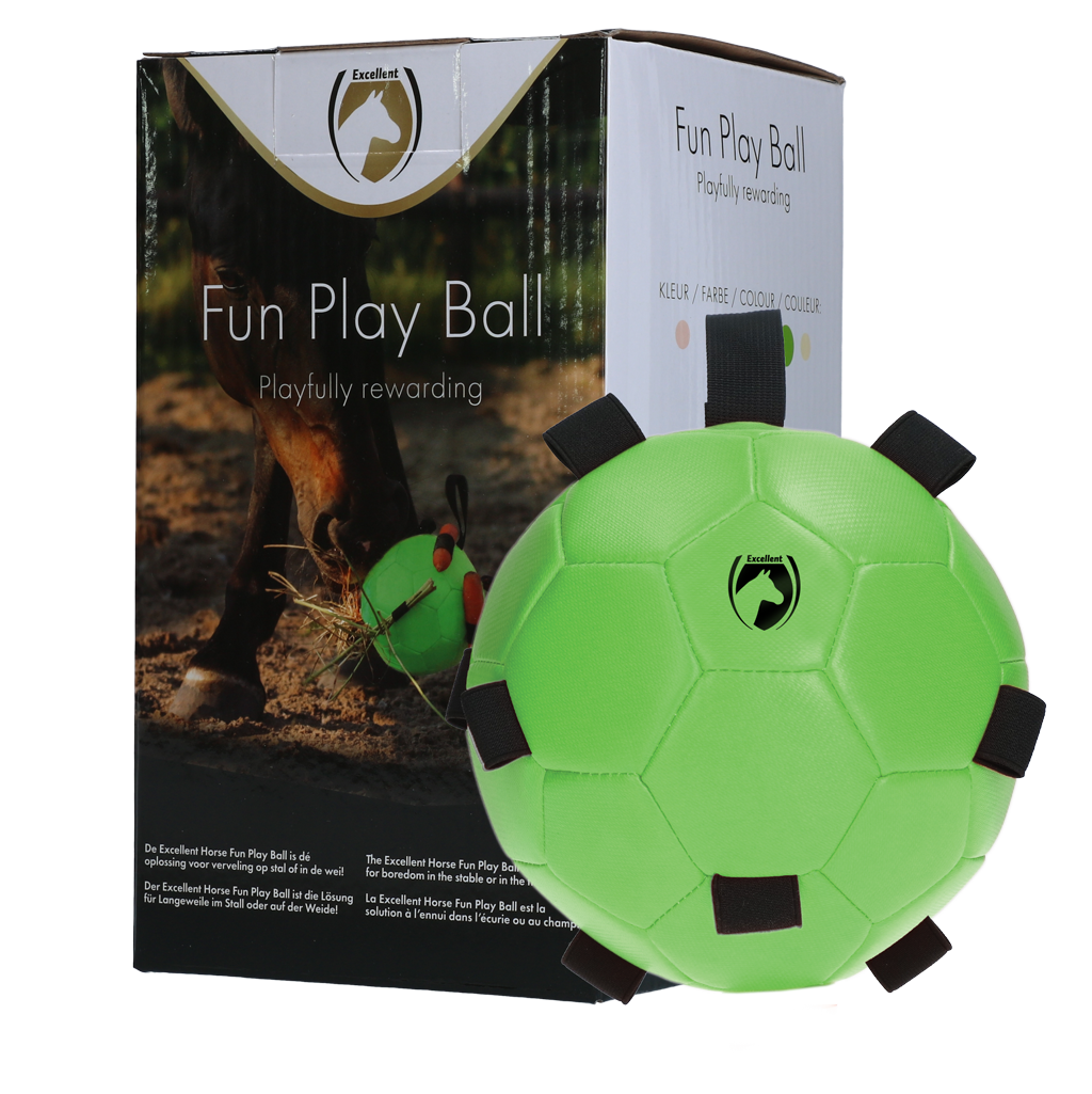 Excellent Horse Fun Play Ball Groen - Speelbal voor Paarden - afbeelding 1
