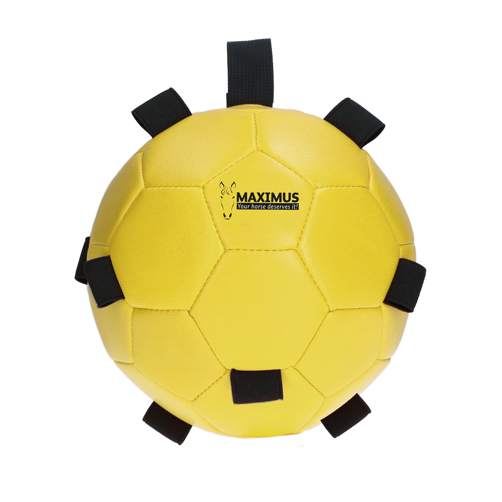 Excellent Horse Fun Play Ball Geel - Duurzame speelbal voor paarden - afbeelding 2