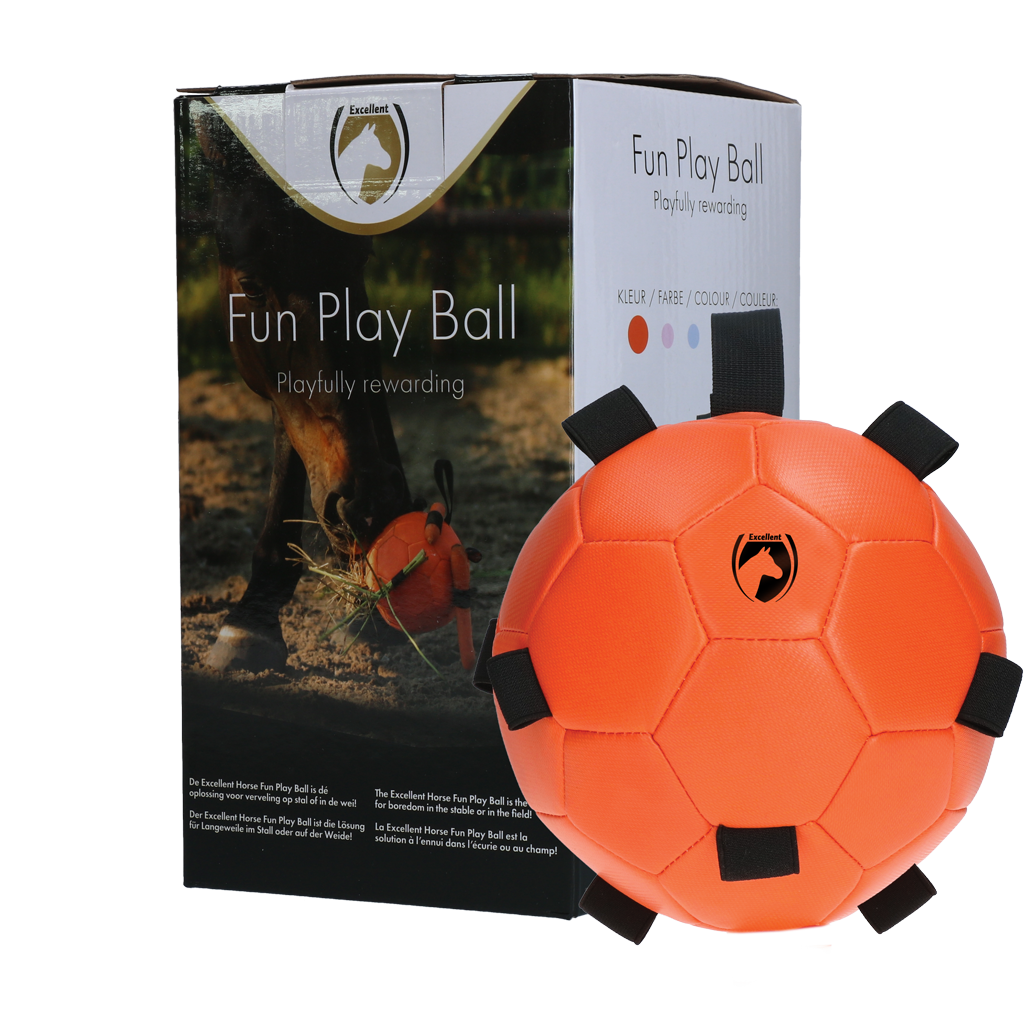 Excellent Horse Fun Play Ball Oranje - Speelbal voor Paarden - afbeelding 1