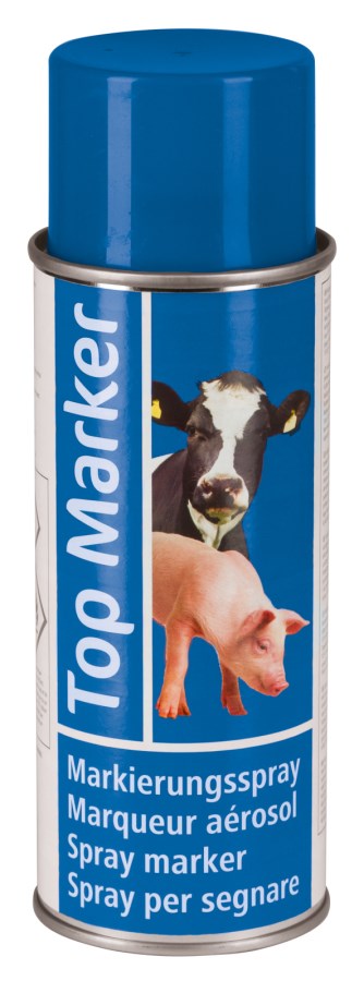 Kerbl Topmarker Merkspray Blauw 400 ml voor Vee