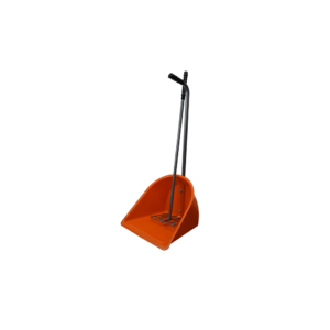 Mestboy Set Oranje - Opraapbak 78 cm en Hark 85 cm voor Mestopruiming