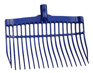 Vplast Mestvork zonder steel Blauw - Duurzaam kunststof
