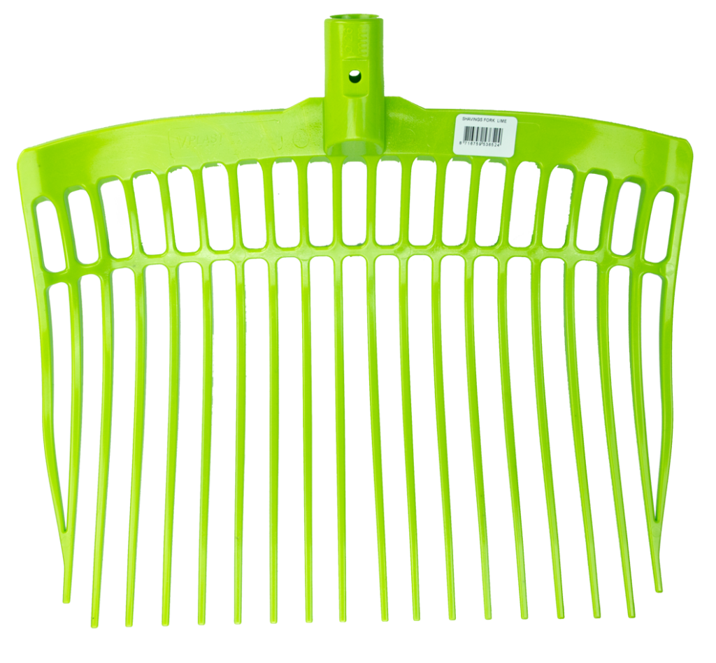 Mestvork zonder steel Limegroen Vplast - afbeelding 1