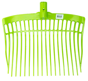 Mestvork zonder steel Limegroen Vplast