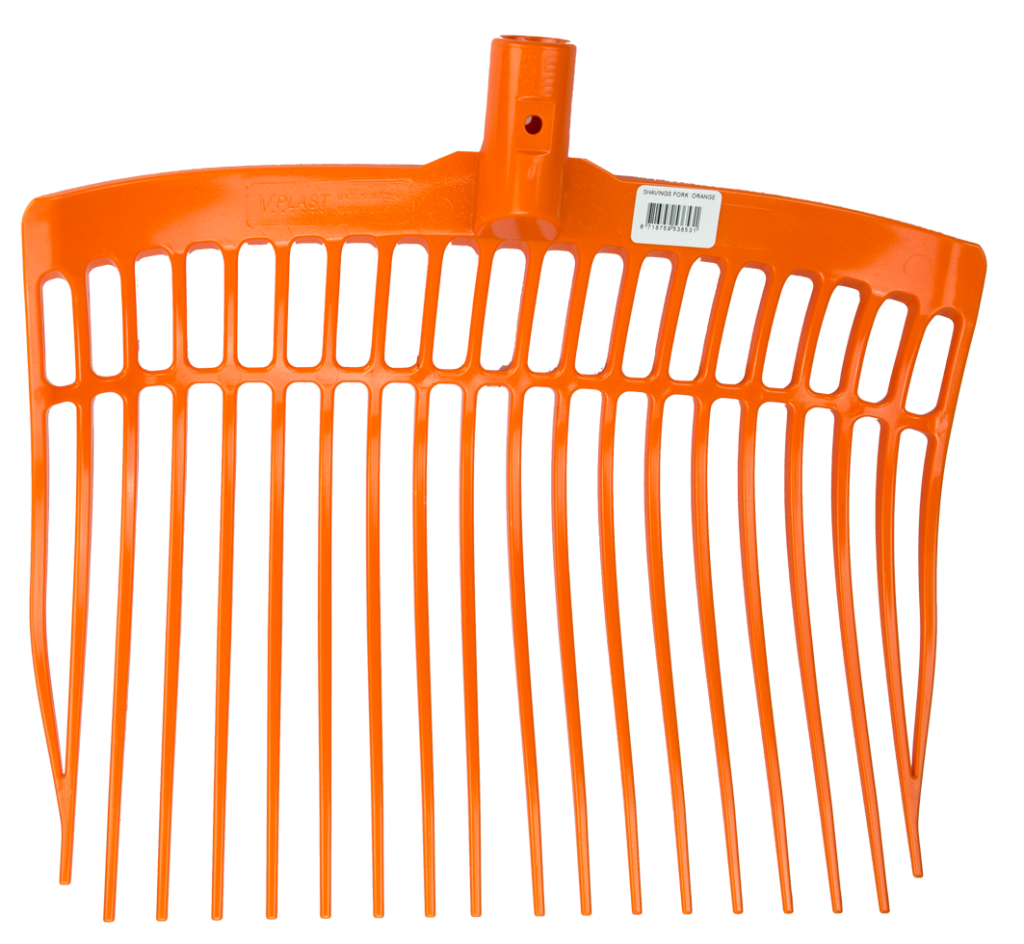 Vplast Mestvork zonder steel Oranje - Duurzaam en veelzijdig - afbeelding 1